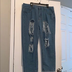 Plus size jeans